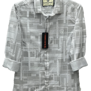 Gray White Stylish Shirt