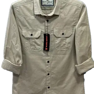 Light Brownish Cream Stylish Shirt