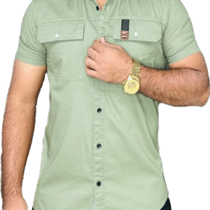 Parrot Green Stylish Shirt
