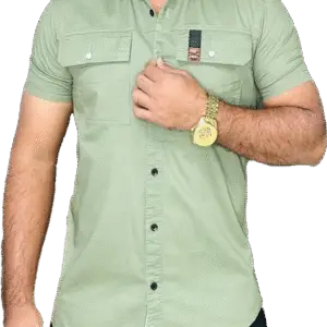 Parrot Green Stylish Shirt
